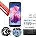 [2 Pack] KATIAN Compatible with Huawei P Smart Screen Protector, HD Clear Protector [Anti-Scratch] [No-Bubble] [Case-Friendly], 9H Hardness Tempered Glass Screen Film for Huawei P Smart [Clear]