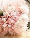 Lemax Artificial Flowers,10 Heads Rose Dahlia Daisy Fake Flower Arrangement Bridal Wedding Bouquets for Home Garden Party Office Décor (Princess Champagne)