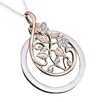 Quietcloud Unbelievable Necklace Fashion Women Hollow Magnify Glass Vine Rhinestone Pendant Necklace Jewelry Necklace