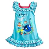 Disney Store Girls Finding Dory Nemo Short Sleeve Blue Bubble Night Gown (5/6)