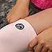 KARM Kids Knee Brace Sleeve - Youth Knee Compression Sleeve for Kids, Child - Support for Pain, Sports, Football, Basketball, Gymnastics, Recovery, Boys & Girls (Light Pink)