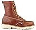 Thorogood American Heritage 8” Steel Toe Work Boots for Men - Full-Grain Leather with Moc Toe, Slip-Resistant Heel Outsole, and Comfort Insole; EH Rated