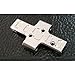 Hot Racing MCC13308 Center Skid Plate Silver - Losi Micro Crawler