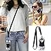 Gear Beast Universal Crossbody Pocket Web Cell Phone Lanyard Compatible with iPhone, Galaxy & Most Smartphones, Phone Case Holder,Neck Strap