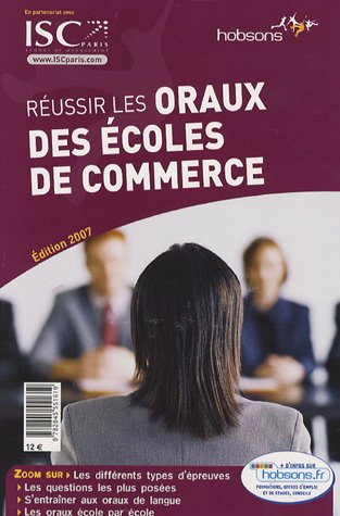 Réussir les oraux des écoles de commerce