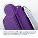 Galaxy S6 Edge Case, ULAK 9 cards Slot Slim PU Leather Wallet Flip Protector Cover with ID & Credit Card Pockets for Samsung Galaxy S6 Edge (Purple) Will not Fit S6 Edge Plus
