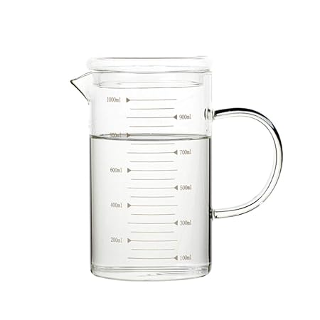 HAOYUSHANGMAO Vaso de vidrio resistente al calor Vaso, con ...