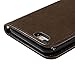iPhone 6, iPhone 6s 4.7 inch Case - MOLLYCOOCLE Natural Luxury Brown Stand Wallet Purse Credit Card ID Holders Magnetic Flip Folio TPU Soft Bumper PU Leather Ultra Slim Fit Cover for iPhone 6, 6s