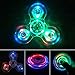 Wooce Crystal Clear LED Light Fidget Spinner -High Speed Hand Spinner Tri-Spinner for Kids Adults EDC ADHD Focus Anxiety Relief Toys