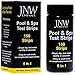JNW Direct Pool & Spa Test Strips 6 in 1, Best Kit for Accurate Water Quality Testing for Home Swimming Pools,150 Strip MEGA PACK
