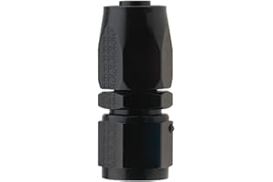Fragola 220110-BL Pro-Flow Black Size (-10) Straight Hose Fitting