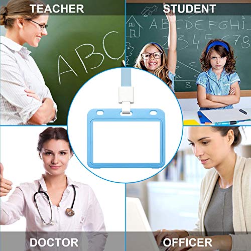 wSelio Vaccination Card Protector 4x3 Inches, Immunization Record Vaccine Cards Holder Plastic Sleeve with Waterproof Type Resealable Zip Suitable for Events and Travel(A-Light Blue,1PC)