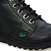 Kickers Kick Hi Toddlers I Core Black Leather Boots-UK 10 Infant