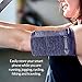 Phone Armband Sleeve: Best Running Sports Arm Band Strap Holder Pouch Case for Exercise Workout Compatible with iPhone 5S SE 6 6S 7 8 X Plus iPod Android Samsung Galaxy S5 S6 S7 S12 Blue Small