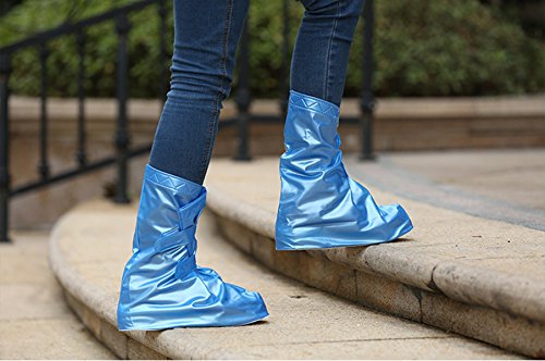 Maylai Waterproof Shoes Cover Rain Shoe Covers Slip-Resistant Snow Shoe Cover Reusable Plastic Shoe Covers (XXL)