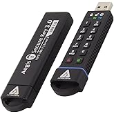 Apricorn Aegis Secure Key 120GB USB 3.0 Type A Flash Drive, Black (ASK3-120GB)