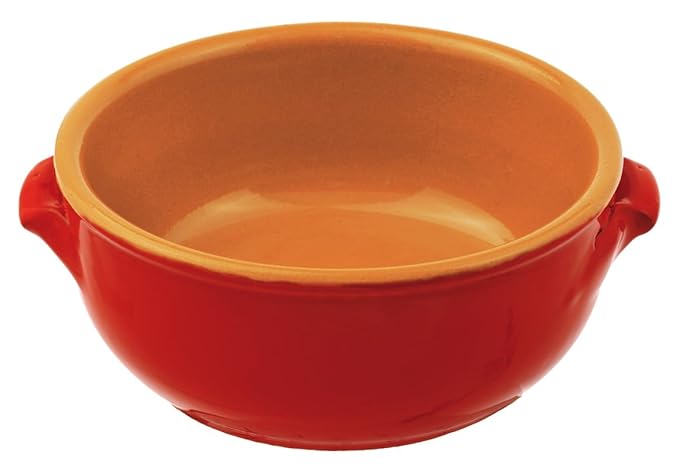 Terracotta Per Fornello E Forno Legumiera Con Manici Bianco Terre Antiche, Pentola In Terracotta Colì Maioliche E Terrecotte Dal 1650, 25 Cm Terracotta Per Cotture Lente