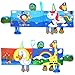 teytoy Animal Soft Activity Baby Book Early Education Toys Activity Crinkle Cloth Book for Toddler, Infants and Kids Perfect for Baby Shower
