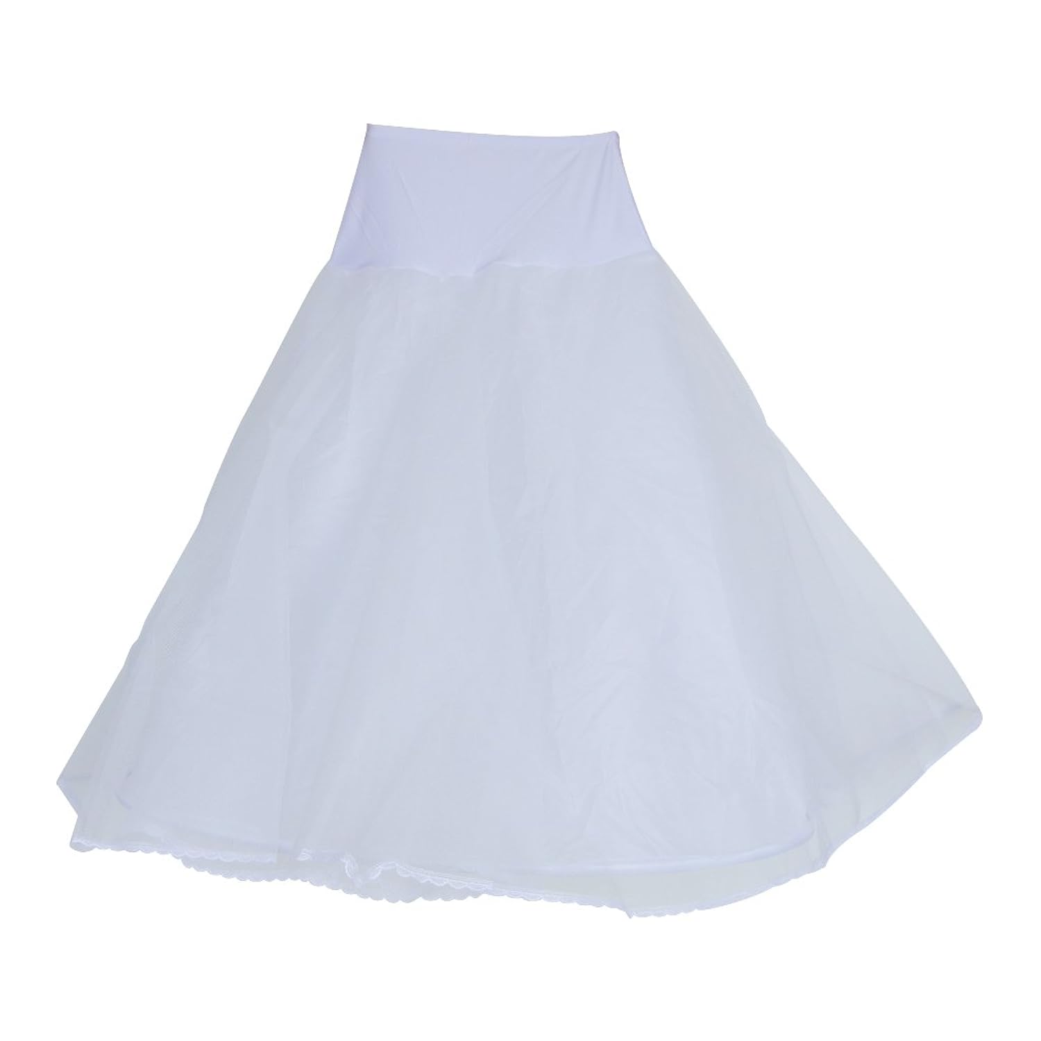 generic women's petticoat (st-1188_white_free size)