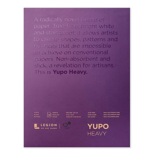 UPC 645248331587, Yupo Heavyweight Pad White 9X12 Inch (Packaging May Vary)