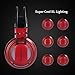 XIBERIA V10U Red PS4 Headset/Stereo Gaming Headset/PC Headset，Seven Colors LED Luminous Noise Isolation Wired Over Ear Stereo Gamer Headphones with Microphone and Volume Contro for PC/PS4/Skype（Red）thumb 2
