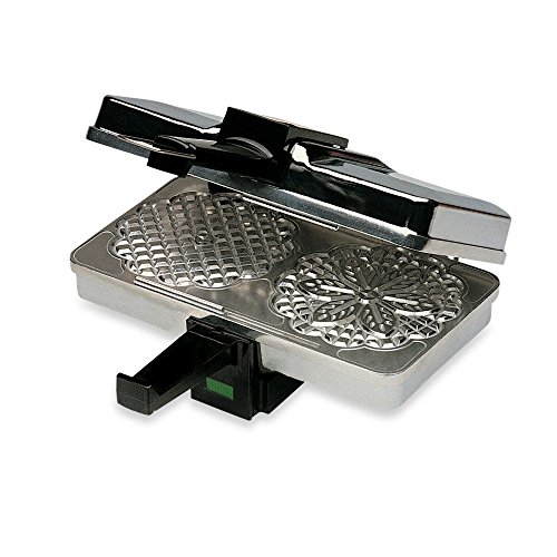 Click Here to See More Images CucinaPro Polished Pizzelle Maker