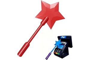 Credit Card Holder Wand, 3D Printed Wand Tap to Pay Magic Prank Contactless Payment Wand (Red)