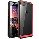 iPhone 7 Case, SUPCASE Unicorn Beetle Series Premium Hybrid Protective Clear Case for Apple iPhone 7 2016 Release (Red/Black)