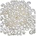 SODIAL(R) 250 Pairs Silver Cores. Fits Charm Bracelet Glass Beads