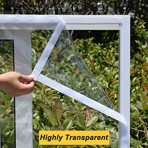 image for LOOBANI Reusable Door Window Insulation Kit, Indoor Outdoor Window Shr