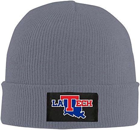 UglyBee Unisex Louisiana Tech University Bulldogs Knitted Wool Beanie Skull Caps