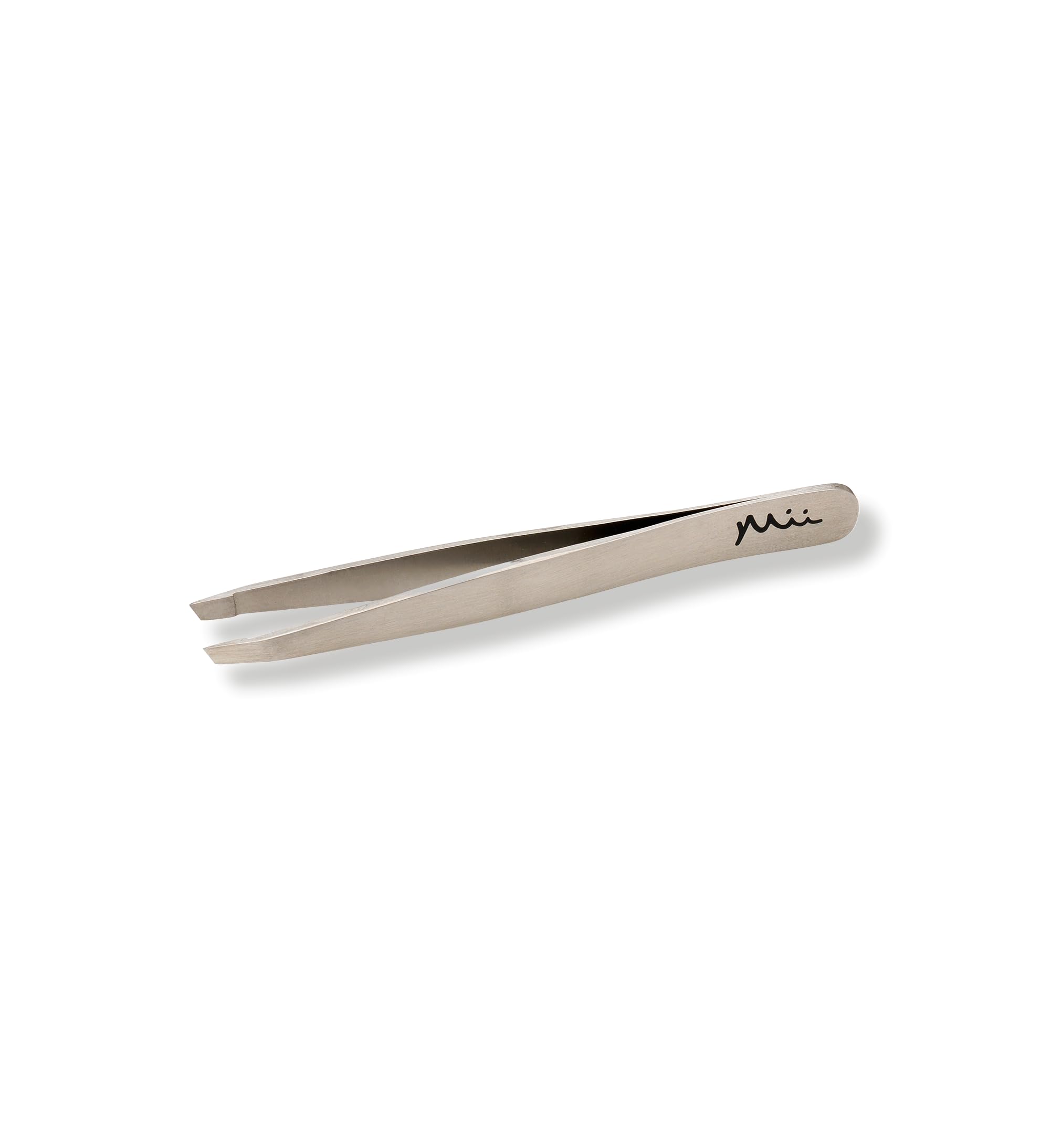 Mii Cosmetics - Brow By Mii Definitive Slanted Tweezers - Stainless Steel Precise Professional Tweezers