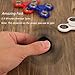 WOPOW Fidget Spinner Toy, Fidget Spinner Hand Spinner Fidget Toy For Sensory Kids and Adult ( Black )