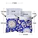 KINTOR Sugar Gliders Sleeping Pouch Snuggle Cage Hanging Bed House for Squirrels Marmosets Rats Hamster Small Pets (M-9x6inch, Blue Deer)