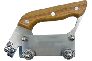 Floor Groover U-Shape Cutter, Vinyl Flooring Grooving Tool, Wheeled Floor Slotter with 0.3cm Max Cutting Depth for DIY & Prof