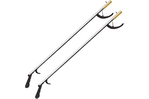 DMI 2 Pack, 32 Inch Reacher Grabber PickupTool for Seniors, Disabled or After Surgery, Claw Reaching Assist Tool, Trash Grabb