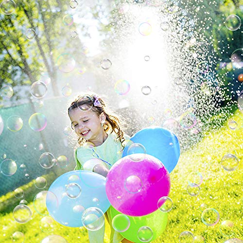 LUKAT Bubble Machine for Kids Automatic Bubble Maker with 1000+ Bubbles per Minute, Bubble Blower for Party, Outdoor & Indoor Games, Best Bubble Toys and Gifts for Boys and Girls