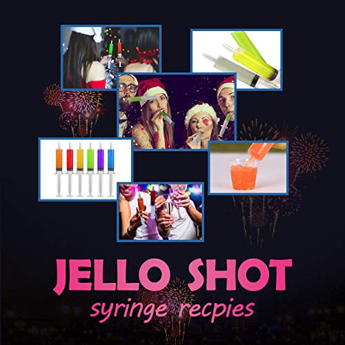 60 PACK 2 oz Party Jello Shot Syringes, BPA Free, Washable, Reusable Big Springe for Jello Shot