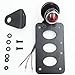 Black Horizontal Vertical Side Mount Motorcycle Relocator Custom License Plate Bracket Tail Light For Harley Davidson Kawasaki Honda Yamaha Suzuki