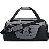 Under Armour Unisex-Adult Undeniable 5.0 Duffle, Pitch Gray Medium Heather (012)/Black, X-Small