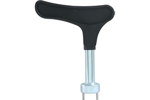 OSVJE 1 Pack Multifunction Golf Shoe Spikes Wrench, Stainless Steel Golf Spike Removal Tool Sturdy Cleat Wrench, Universal Spike Shoes Replacement Tool for Golfers/Professionals