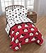 Jay Franco Kids Sheet Set with Fitted, Flat Sheets & Pillow Cover - Ultra-Soft Bedding with Pillowcase for Room Decor, White - Mickey Mouse, 4 Piece Full