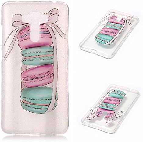 Qiaogle Phone Case - Soft TPU Silicone Case Cover Back Skin for Asus Zenfone 3 Laser ZC551KL (5.5 inch) - XS13 / Pink bowknot + Cake