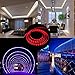 RC LED Strip Light, 16.4ft RGB LED Light Strip 5050 Waterproof LED Lights, Color Changing LED Strip Lights for Bedroom Home Decoration and DIY(No Power Adapter, Remote and Controller)