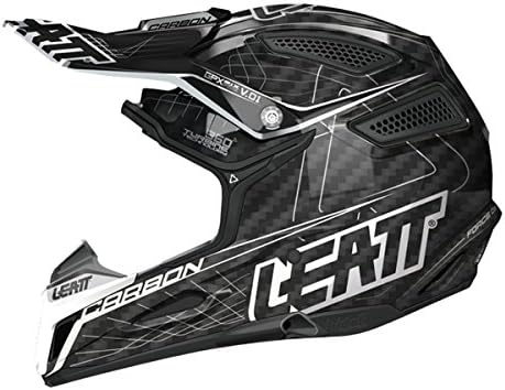 Leatt GPX 6.5 V01 Carbon Helmet (XL, Silver/Grey/White)