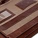 Alpine Swiss Genuine Leather Writing Pad Portfolio Business Case for Left & Right Handed Use with Tablet Sleeve Brown