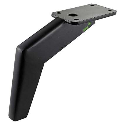 Furniture feet 4 * Möbelfüße Eisen Metall schwarz Stützfüße, 6-Zoll