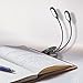 GLORIOUS-LITE 10 LED Book Light/Clip Light/Reading Light/Clip On Lamp/Music Stand Light/Portable Light Color Adjustable/USB and Battery Operated/Clip on Light for Bed,Travel, E-Reader,Desk,Computer