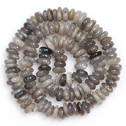 Joe Foreman Labradorite Beads for Jewelry Making Natural Gemstone Semi Precious 3-5x10-12mm Freeform Potato Shape 15