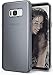 Ringke Air Compatible with Galaxy S8 Plus Case Extreme Featherweight Flexible Supple TPU Sturdy Structured Classy & Vital Protective Skin Cover for Galaxy S8 Plus - Smoke Black